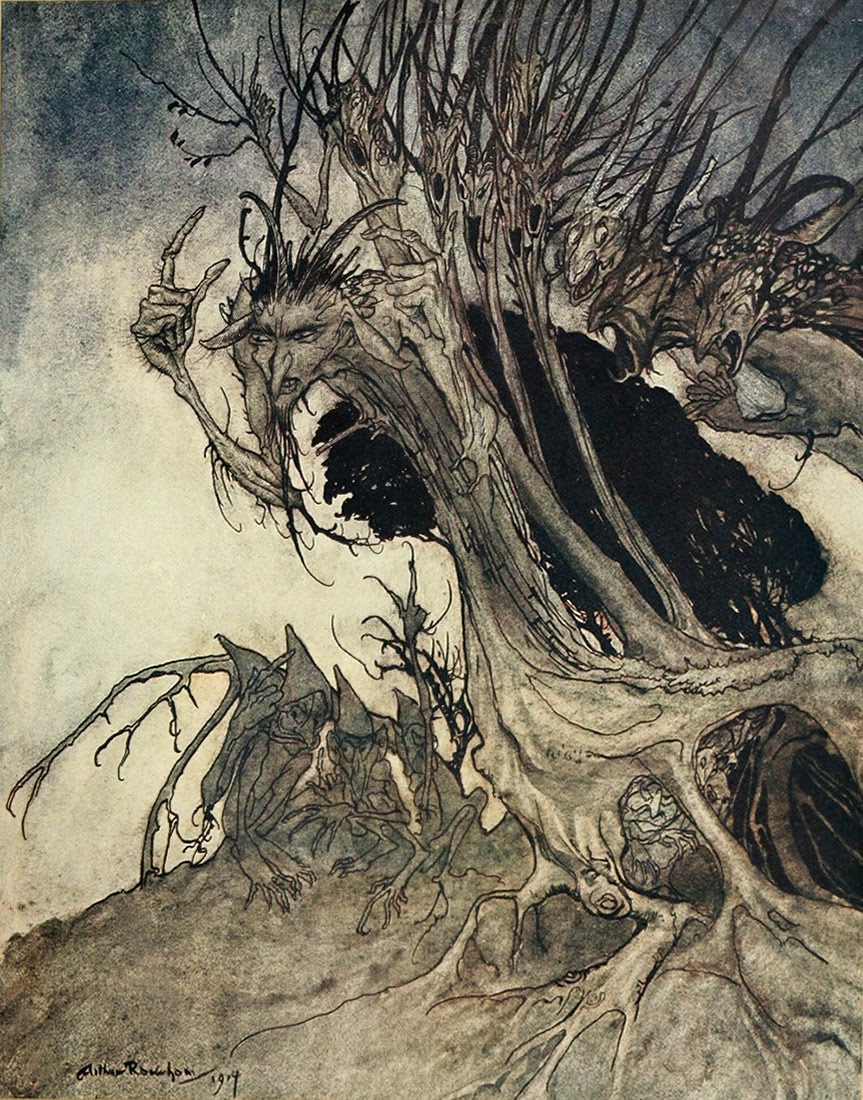 Arthur Rackham Trees