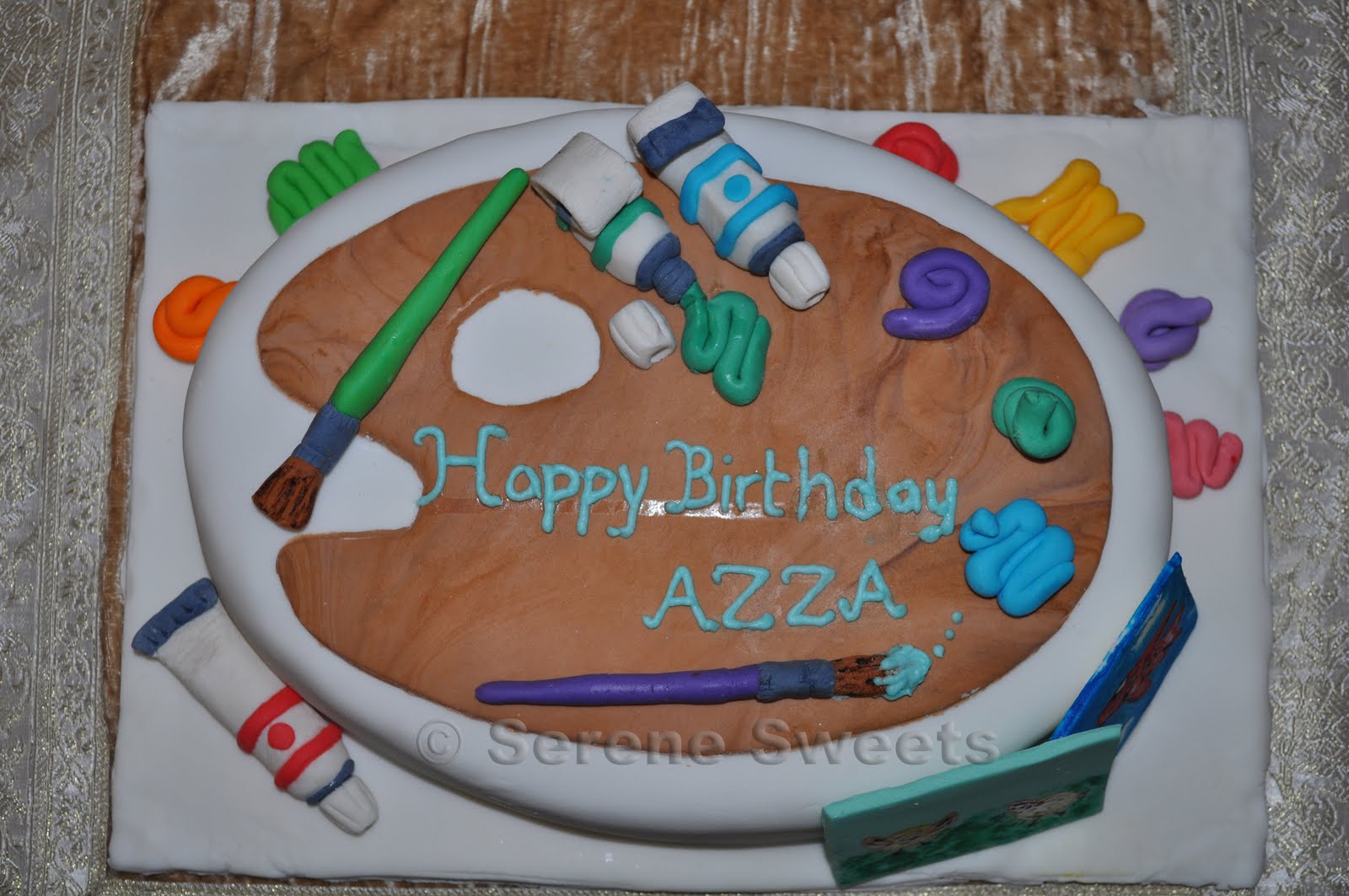 Artists Palette Cake