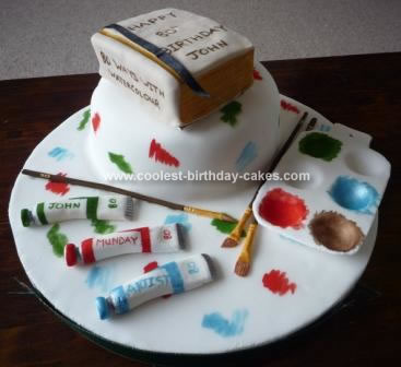 Artists Palette Cake