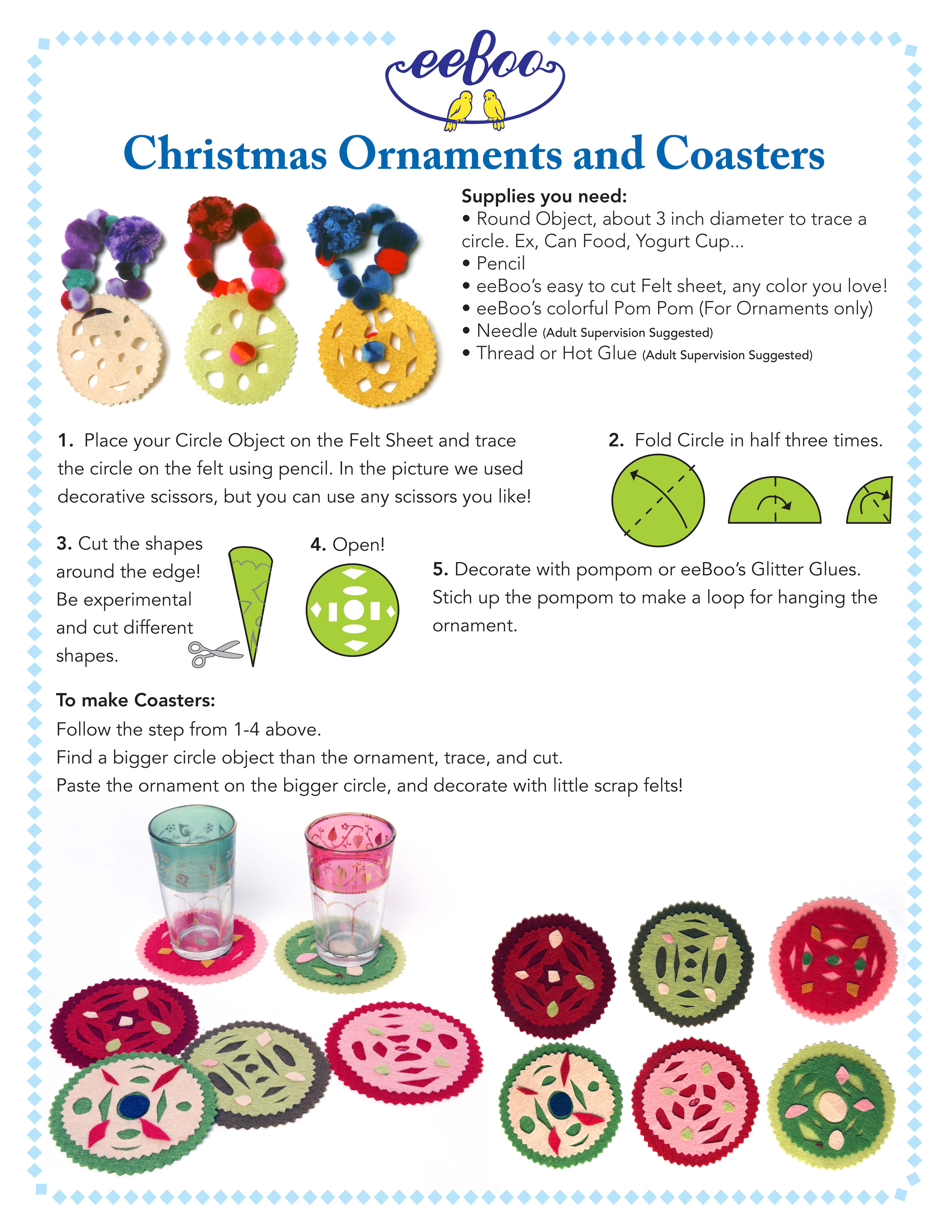 Arts And Crafts For Kids Christmas Ornaments