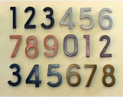 Arts And Crafts House Numbers