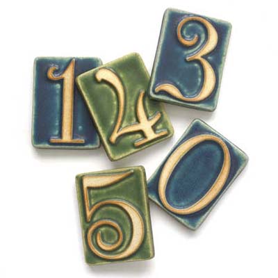 Arts And Crafts House Numbers