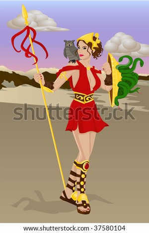 Athena Goddess Of Wisdom And War Symbols