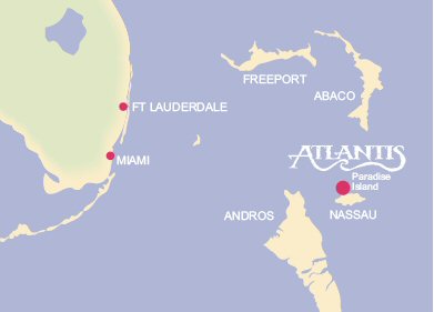 Atlantis Bahamas Map Nassau