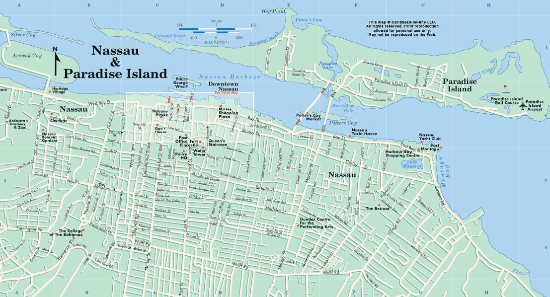 Atlantis Bahamas Resort Map