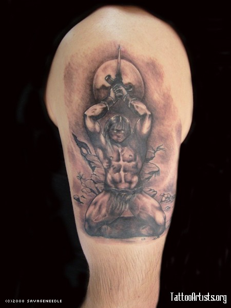 Atlas God Tattoo