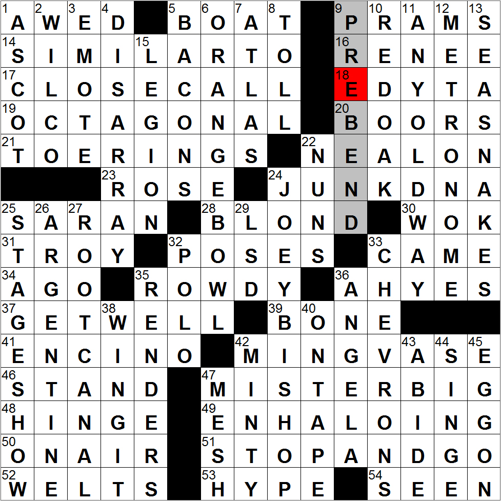 Atomic Number 12 Crossword