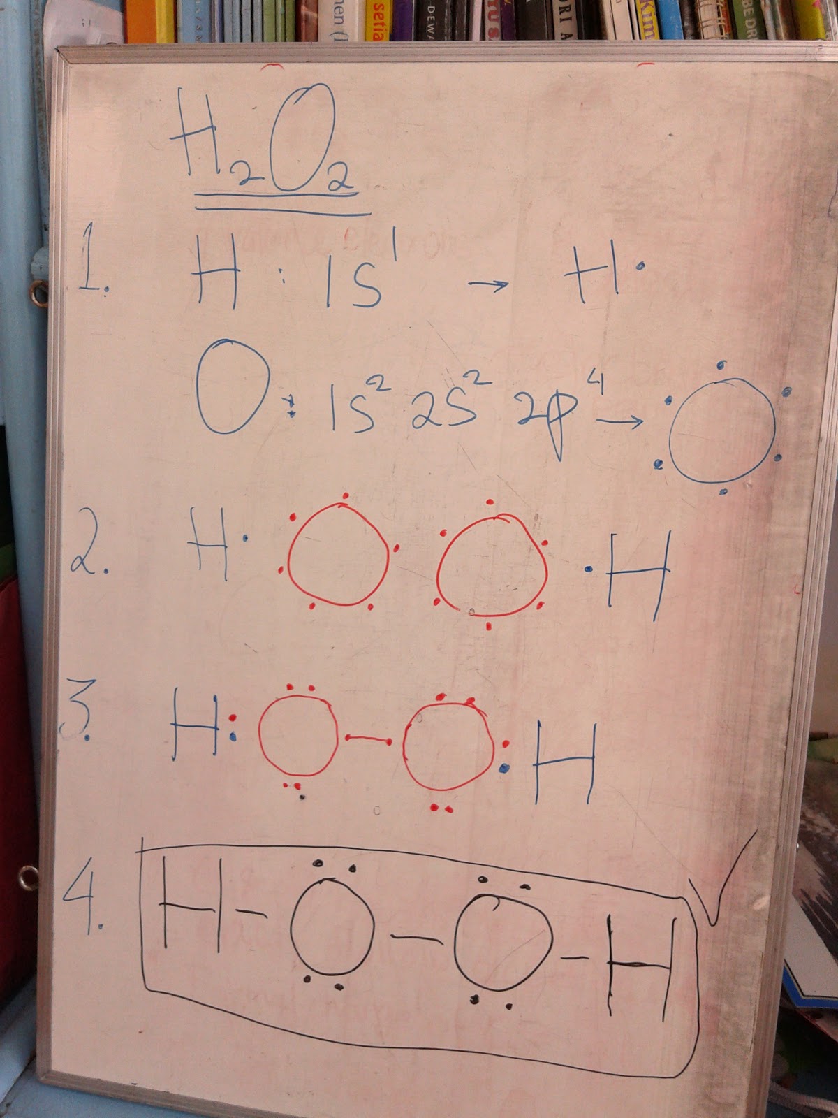 Atomic Structure Of Hydrogen Peroxide