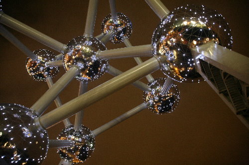 Atomium Brussels Night