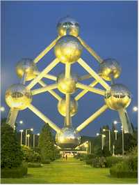 Atomium In Brussels Belgium