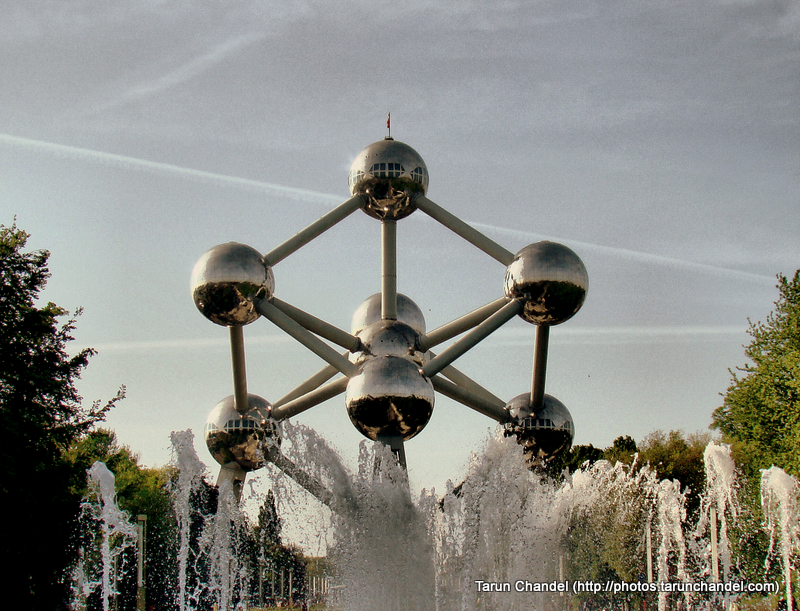 Atomium In Brussels Belgium