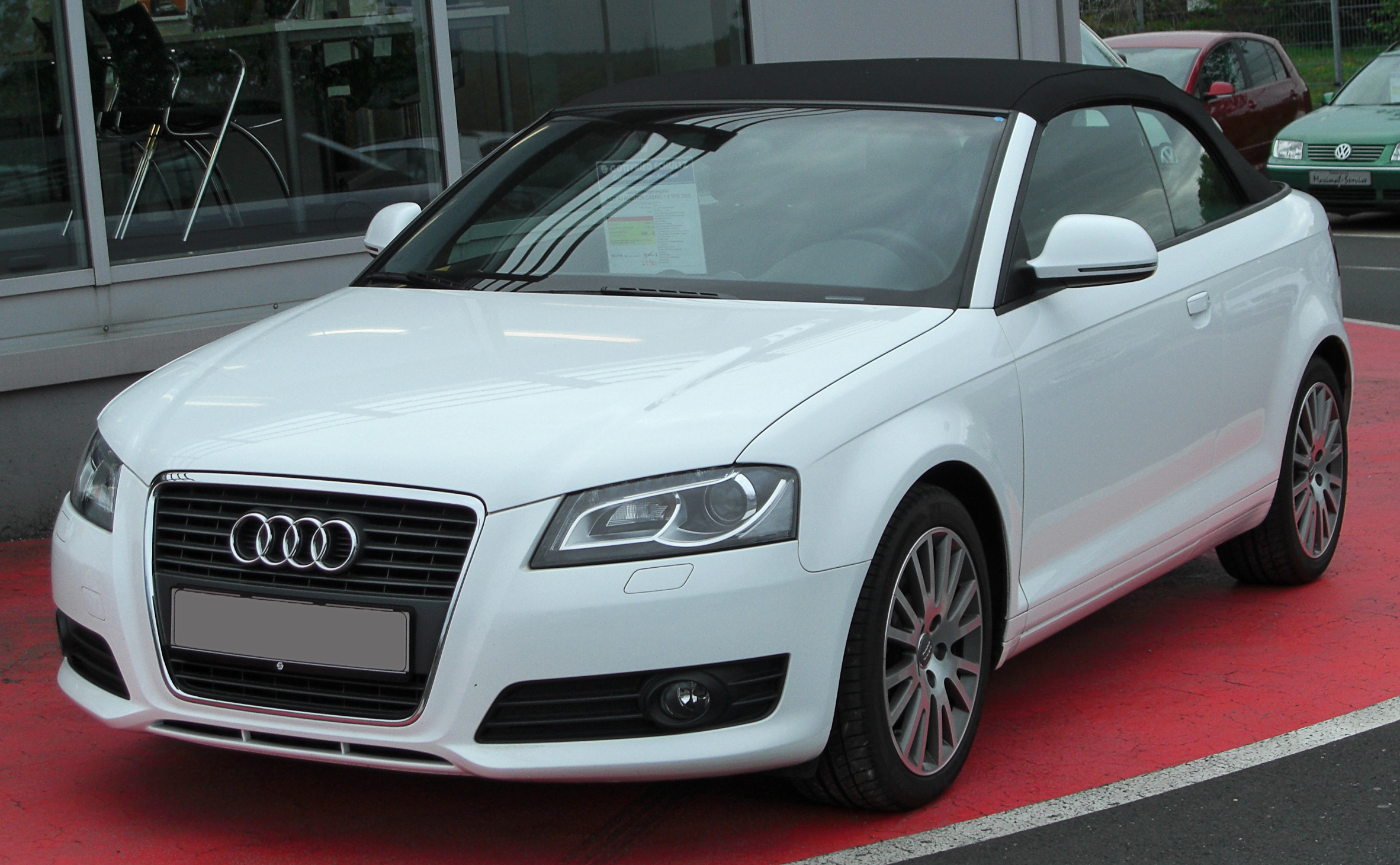 Audi A3 Convertible White