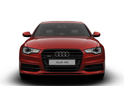 Audi A5 Black Edition Red