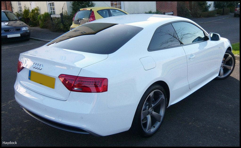 Audi A5 Black Edition White