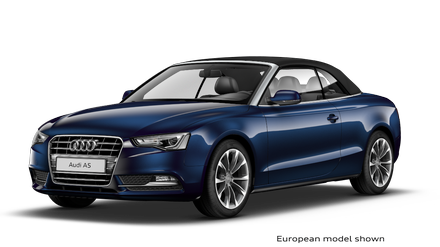 Audi A5 Convertible Blue