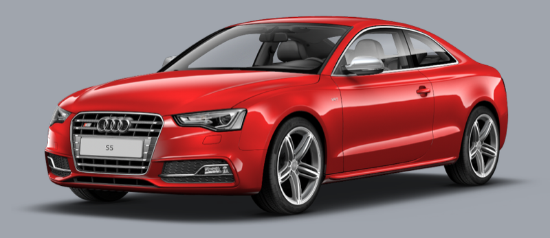 Audi A5 Coupe Red