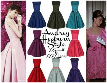 Audrey Hepburn Style Dresses