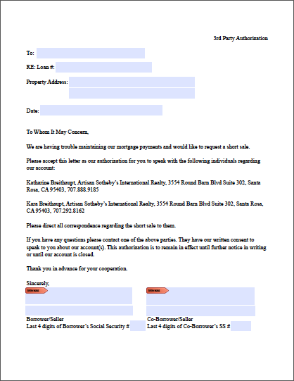 Authorisation Letter Template