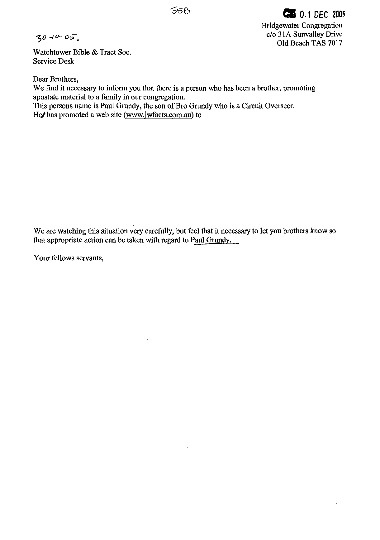 Authority Letter Template