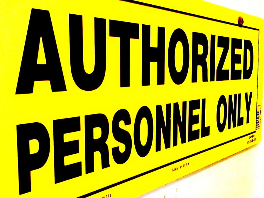 Authorized Personnel Only Wallpaper