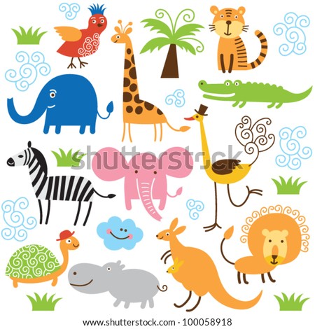 Baby Animals Cartoon Images