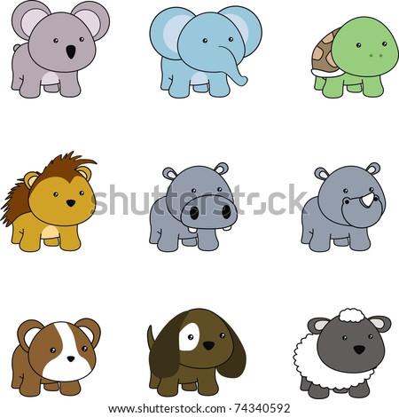 Baby Animals Cartoon Images