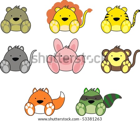 Baby Animals Cartoon Pictures