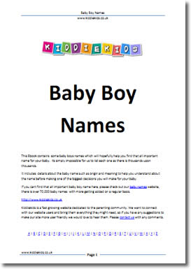 Baby Boy Names List In Marathi