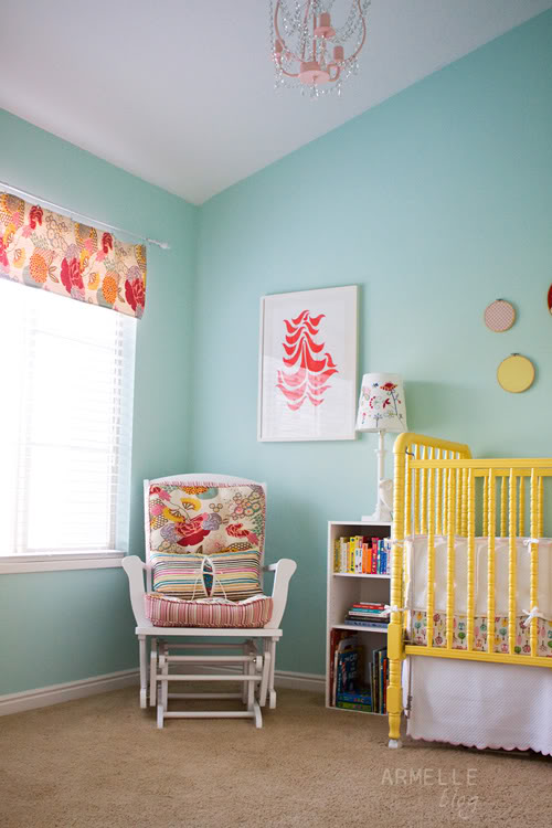 Baby Girl Nursery Ideas Yellow