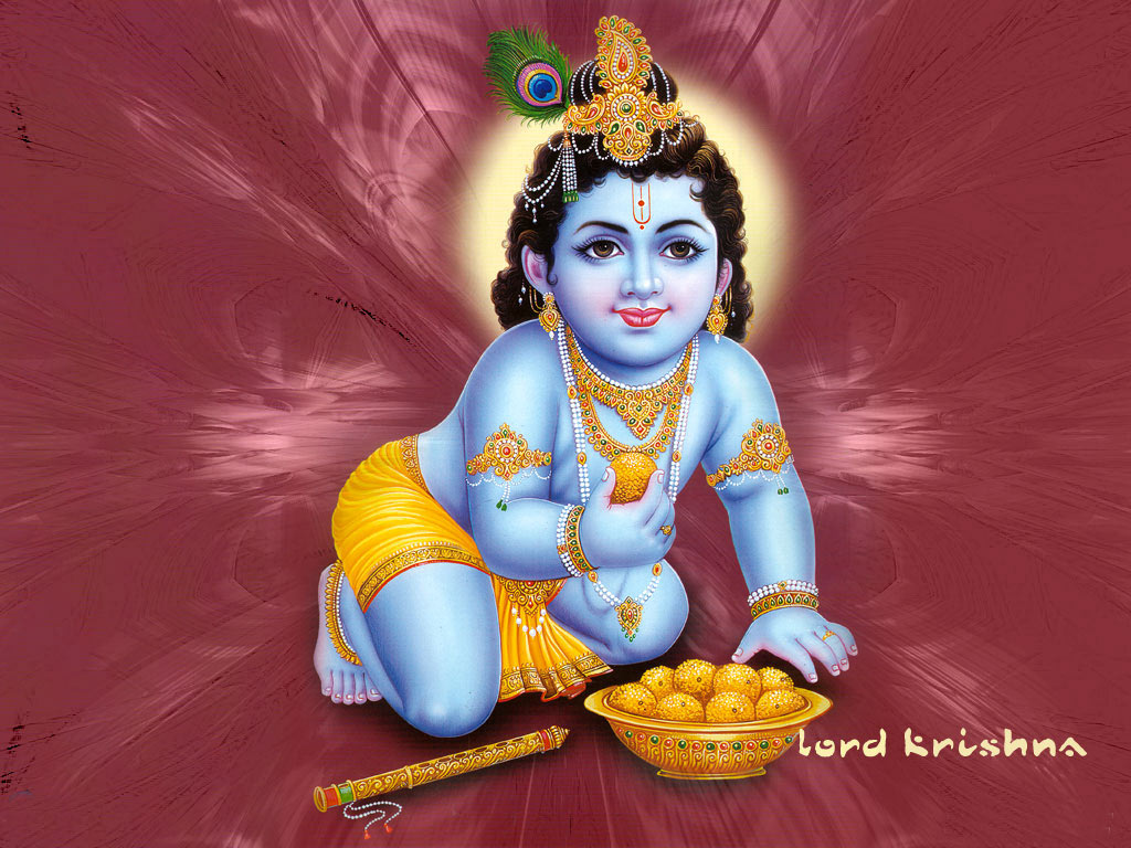 Baby Krishna God Wallpaper