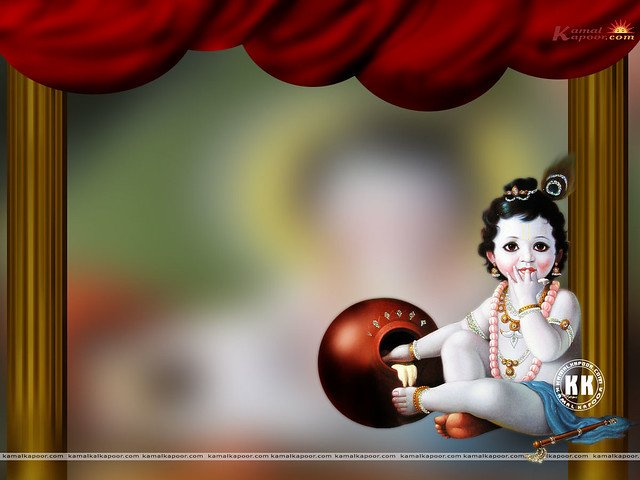 Baby Krishna God Wallpaper