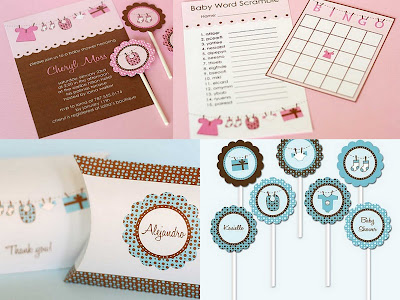 Baby Shower Favor Tags Template Free