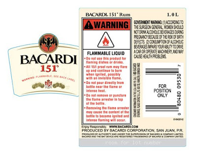 Bacardi 151 Rum Mixers