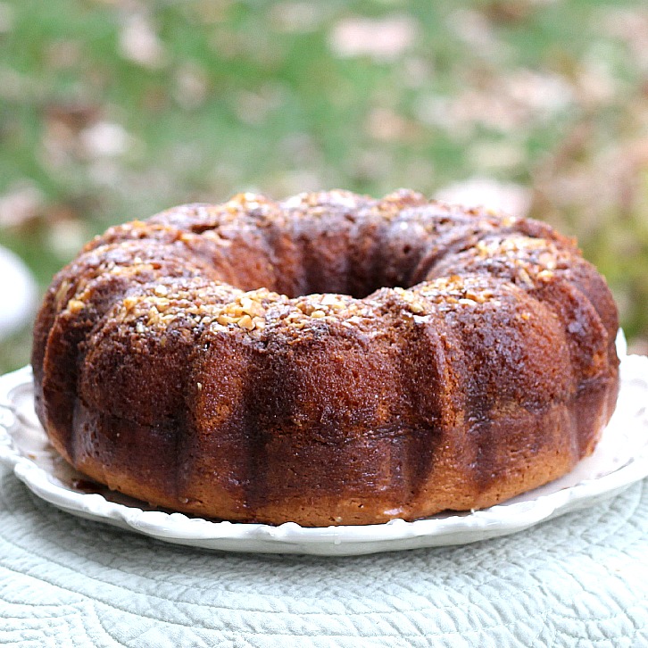 Bacardi Rum Cake With Pudding In The Mix