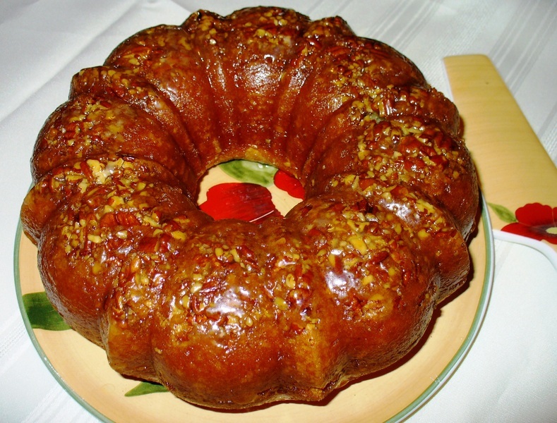 Bacardi Rum Cake With Pudding In The Mix