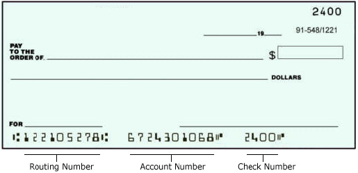 Bank Account Number And Routing Number Bank Of America