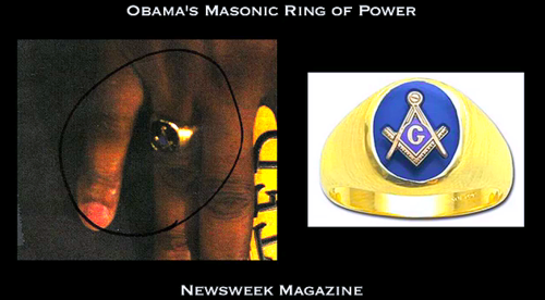 Barack Obama Freemason Ring