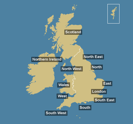 Bbc Weather Map Uk