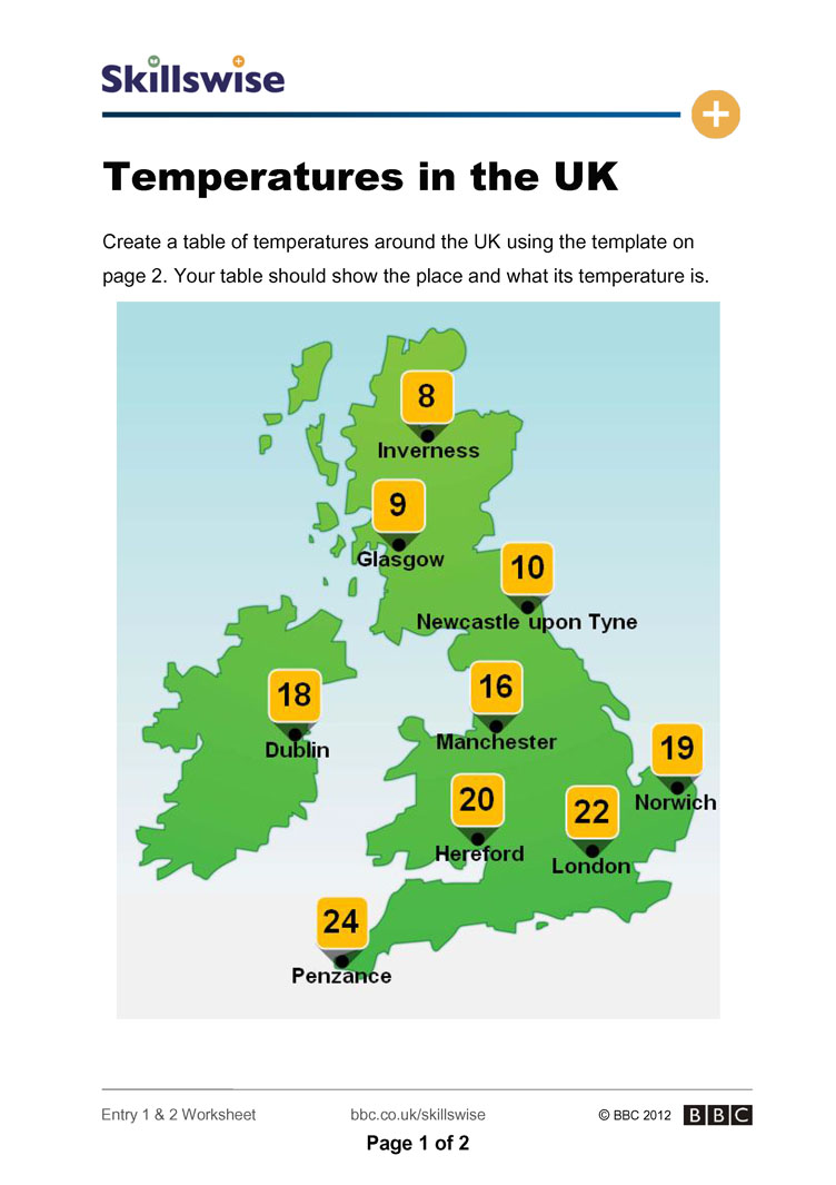 Bbc Weather Map Uk