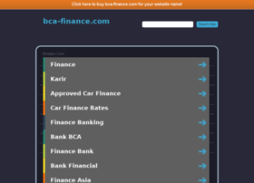 Bca Finance Kredit Mobil Simulasi