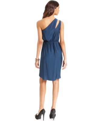 Bcbgeneration Dress Sleeveless One Shoulder Cutout