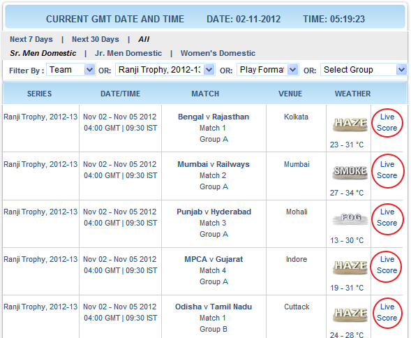 Bcci Cricket Live Streaming