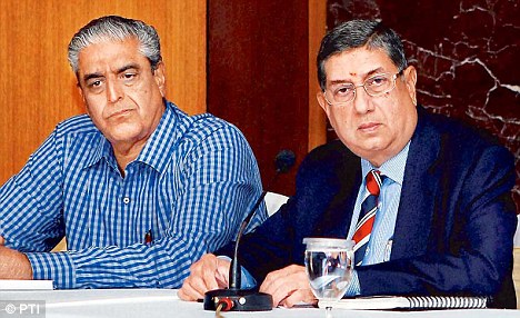 Bcci President Srinivasan Son Gay