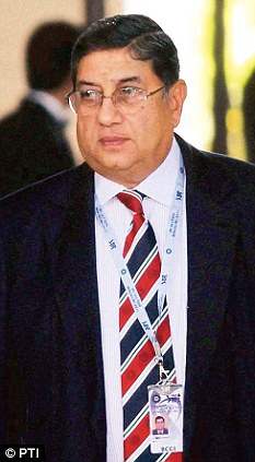 Bcci President Srinivasan Son Gay