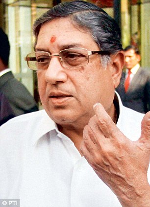 Bcci President Srinivasan Son Gay