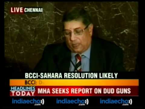 Bcci President Srinivasan Son Gay