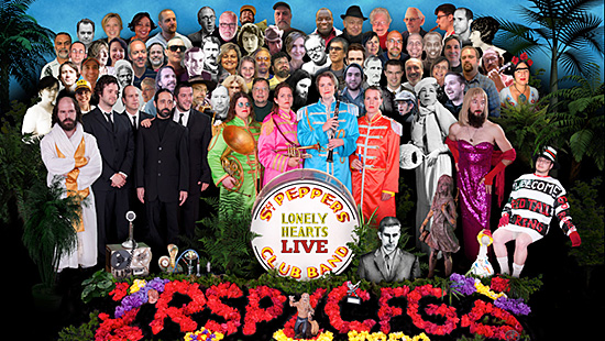 Beatles Sgt Pepper Album Cover People