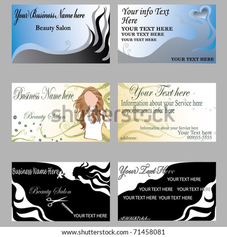 Beauty Salon Business Cards Templates Free