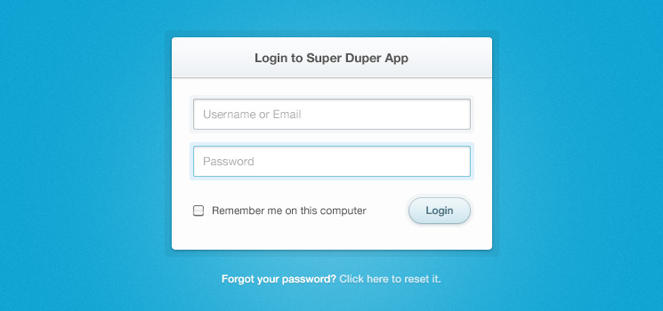 Best Login Form Design