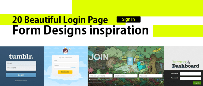 Best Login Screen Designs